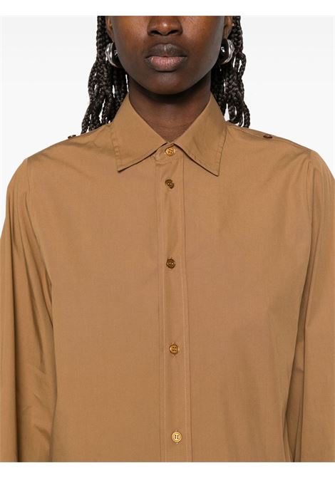 Light brown cropped shirt MM6 Maison Margiela - women MM6 MAISON MARGIELA | S52DT0044M35152132